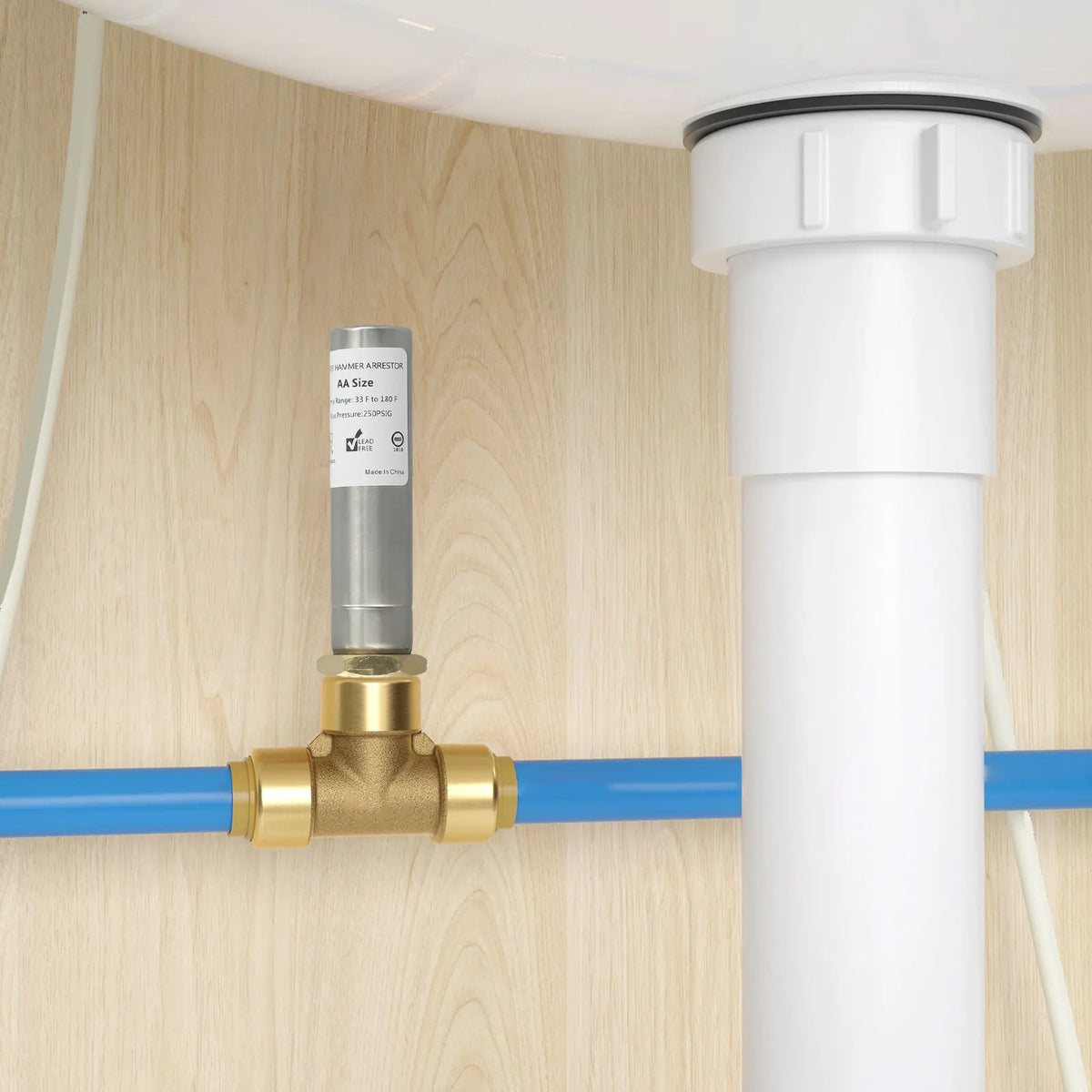 Kitchen Hammer Arrestor Hammer Arrestor 1/2 Kitchen Compact Size Easy To Install Long Time Use Minimizing Noise