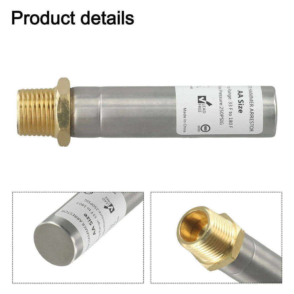 Kitchen Hammer Arrestor Hammer Arrestor 1/2 Kitchen Compact Size Easy To Install Long Time Use Minimizing Noise